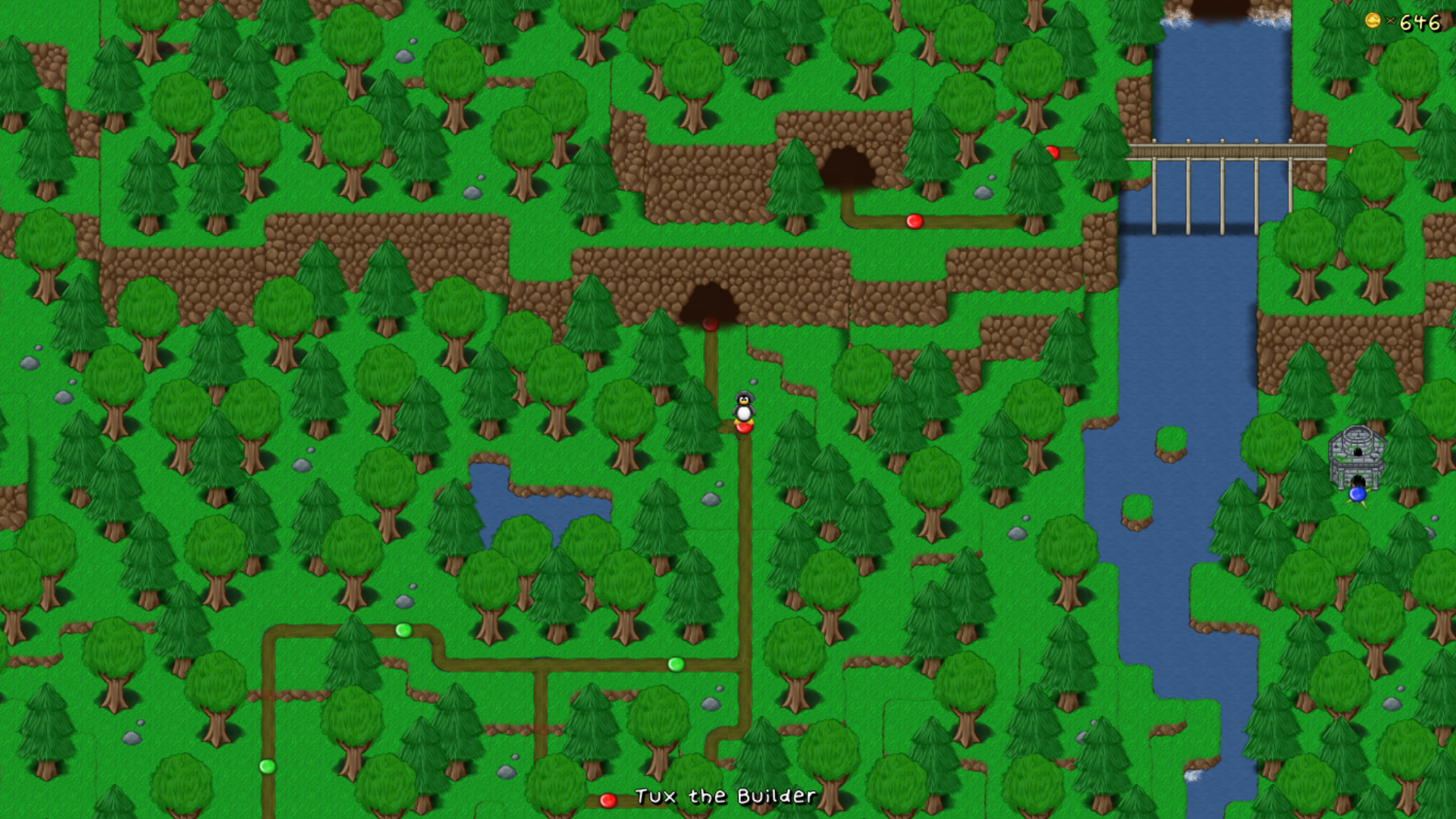 The Rooted Forest worldmap as of version 0.6.2