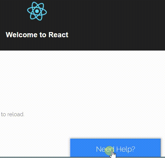 Image of React Component In Action