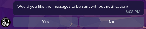 Silent Sending