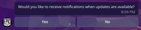Update Notifications