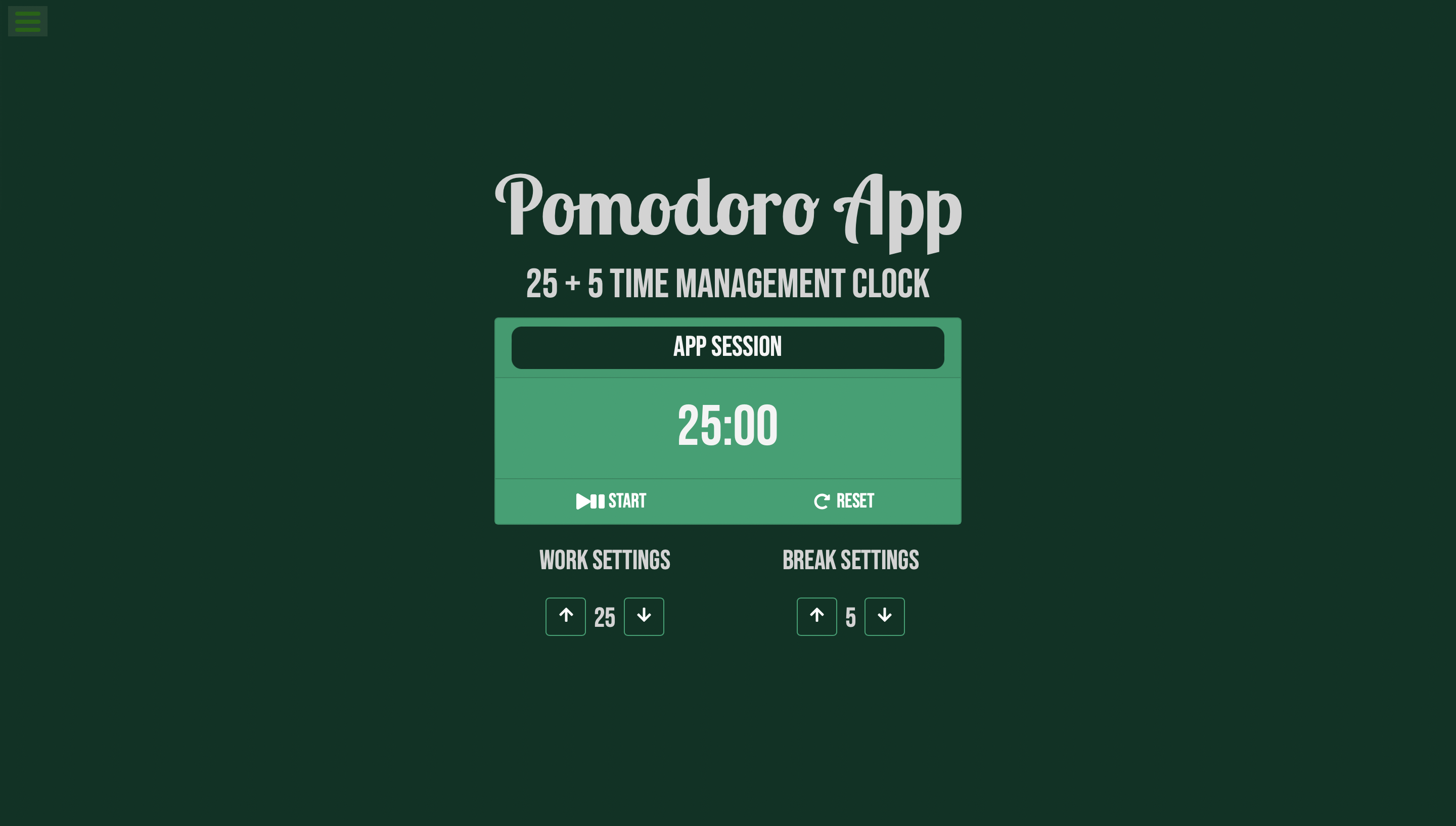 Pomodoro App Image