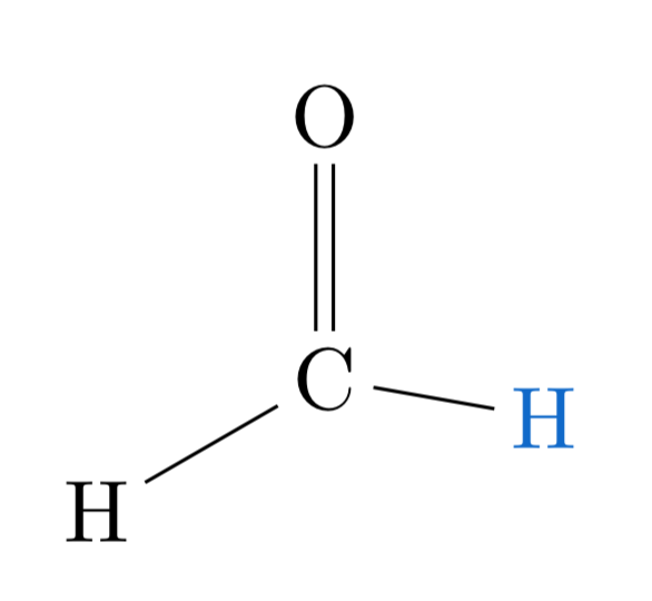 Formaldehyde molecule