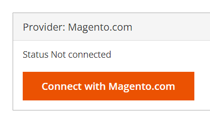Disconnect from Magento.com