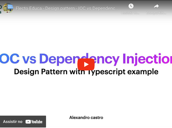 Typescript — IOC vs Dependency Injection