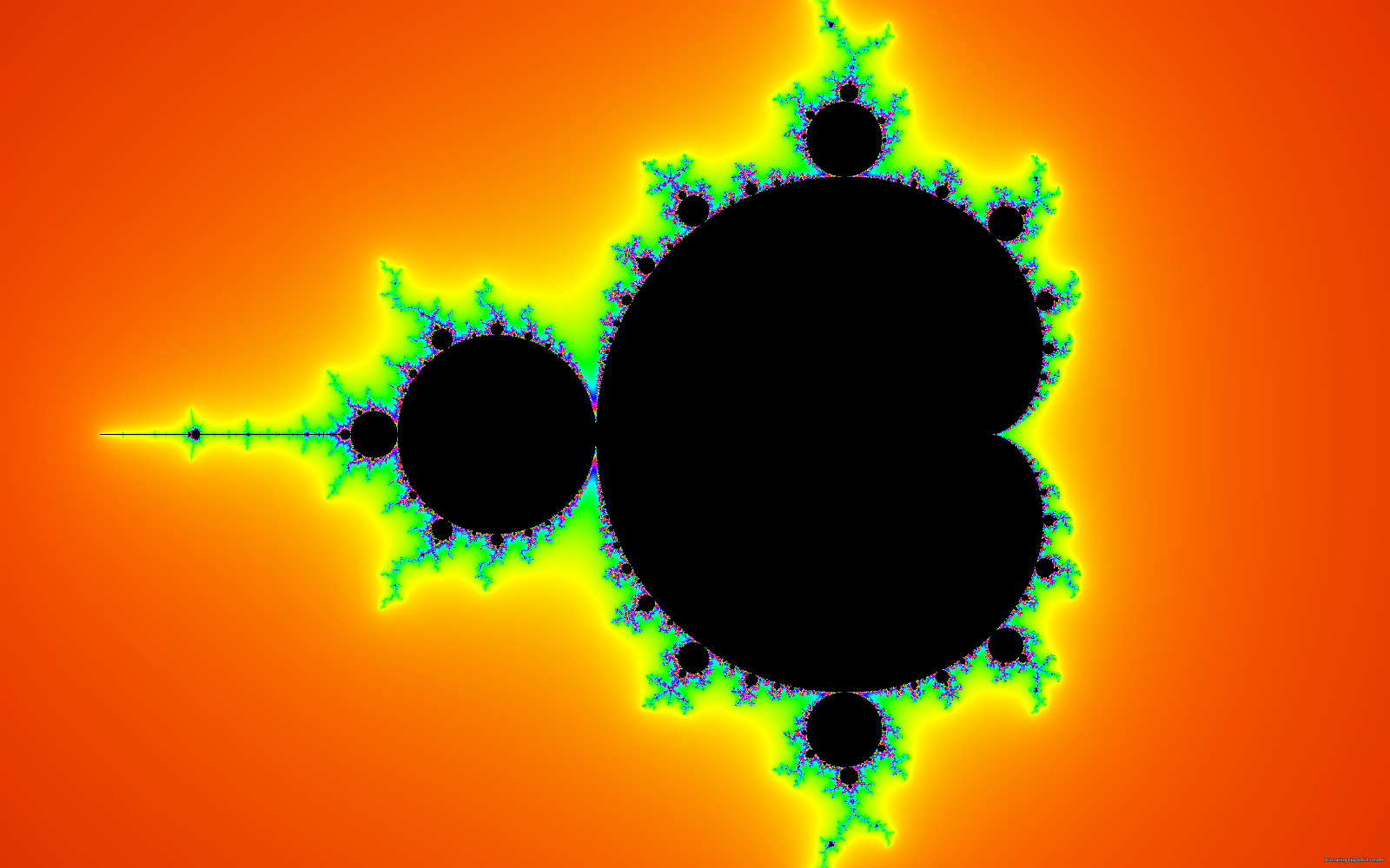 Mandelbrot — the canonical reference family, home view.