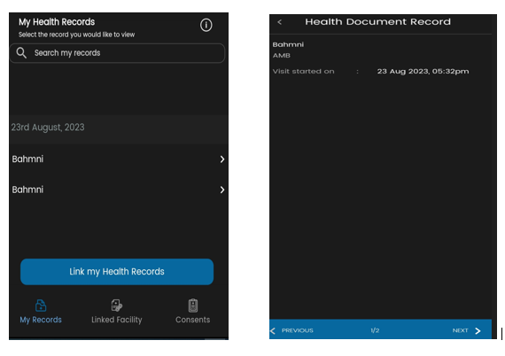  Patient Record record  