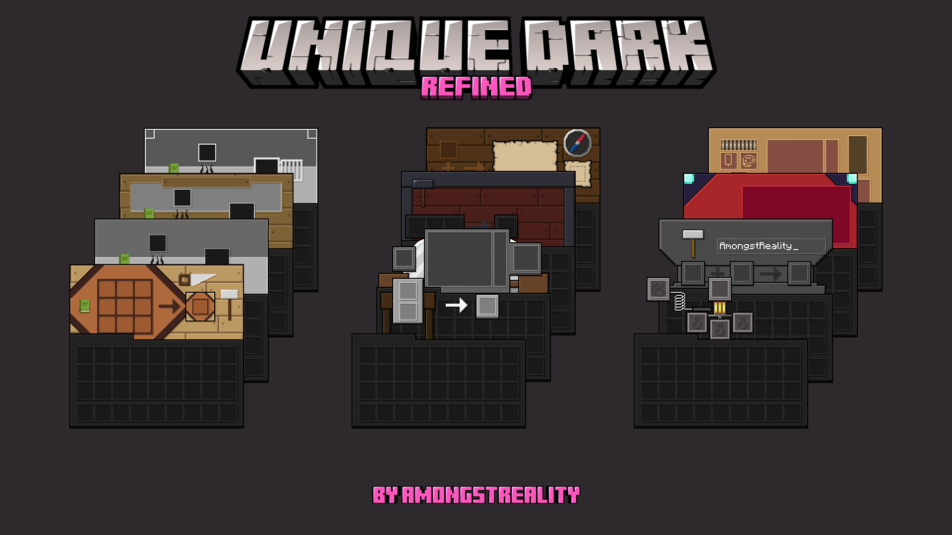 Dark Refined Minecraft Texture Pack
