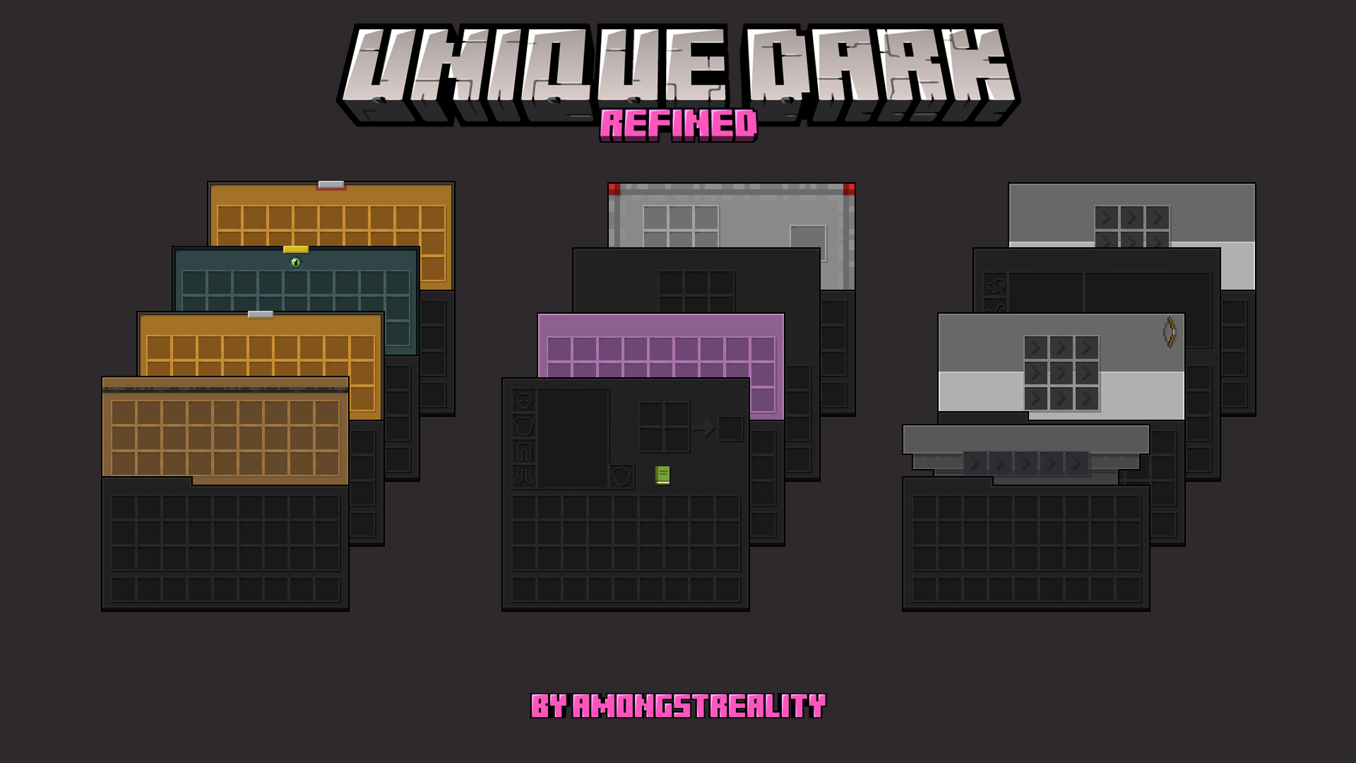Dark Refined Minecraft Texture Pack
