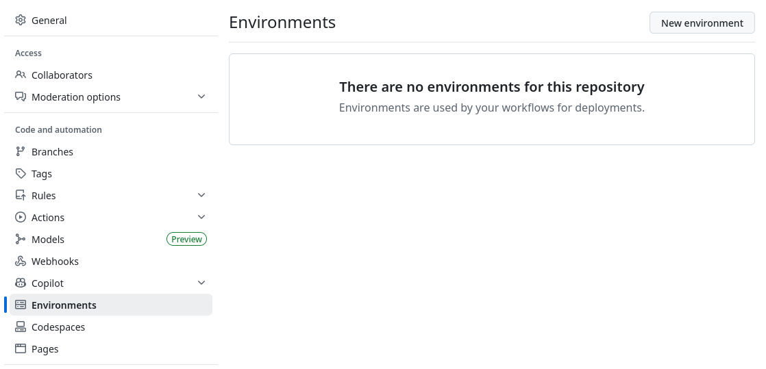 view environments