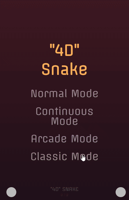 4D Snake!
