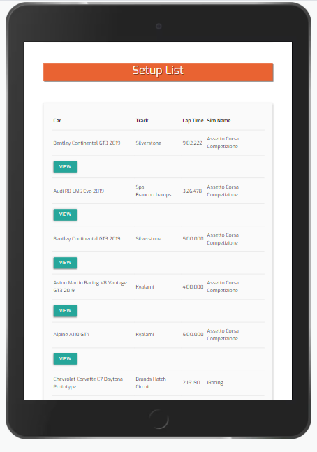 2. Find Setups Page - bottom section - Tablet version.PNG