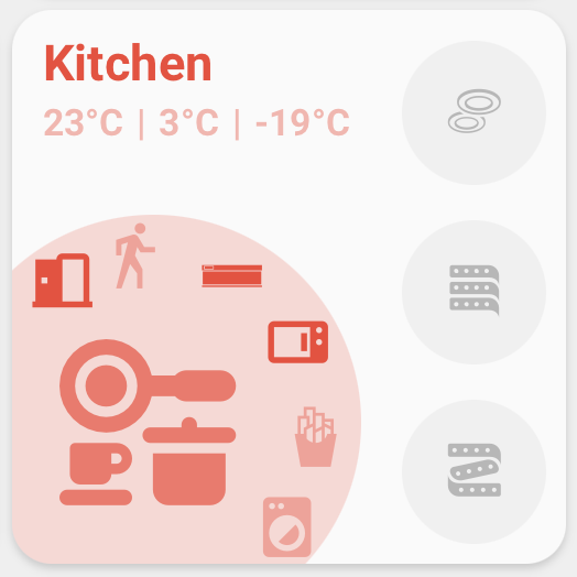 Orbit Area Card in light theme