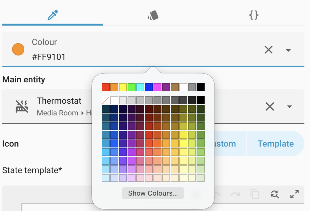 Native colour picker in light theme