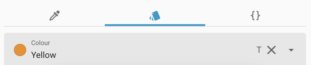 Theme colour field in light theme