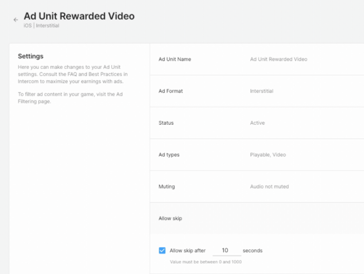 rewarded video