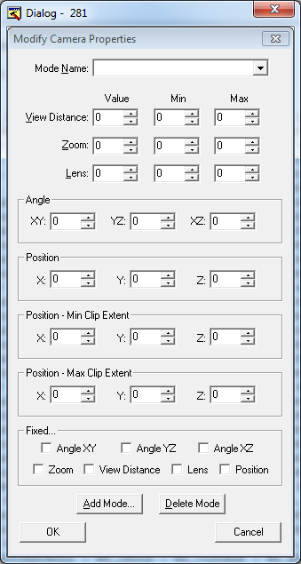 Modify Camera Properties