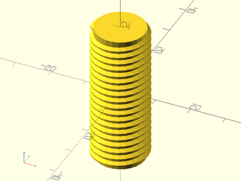 trapezoidal\_threaded\_rod() Example 11