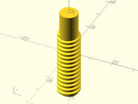 trapezoidal\_threaded\_rod() Example 14