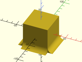 Cad Rounded Cube Tutorial Rounding_the_Cube · BelfrySCAD/BOSL2 Wiki · GitHub