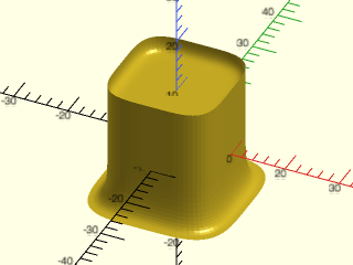 Cad Rounded Cube Tutorial Rounding_the_Cube · BelfrySCAD/BOSL2 Wiki · GitHub