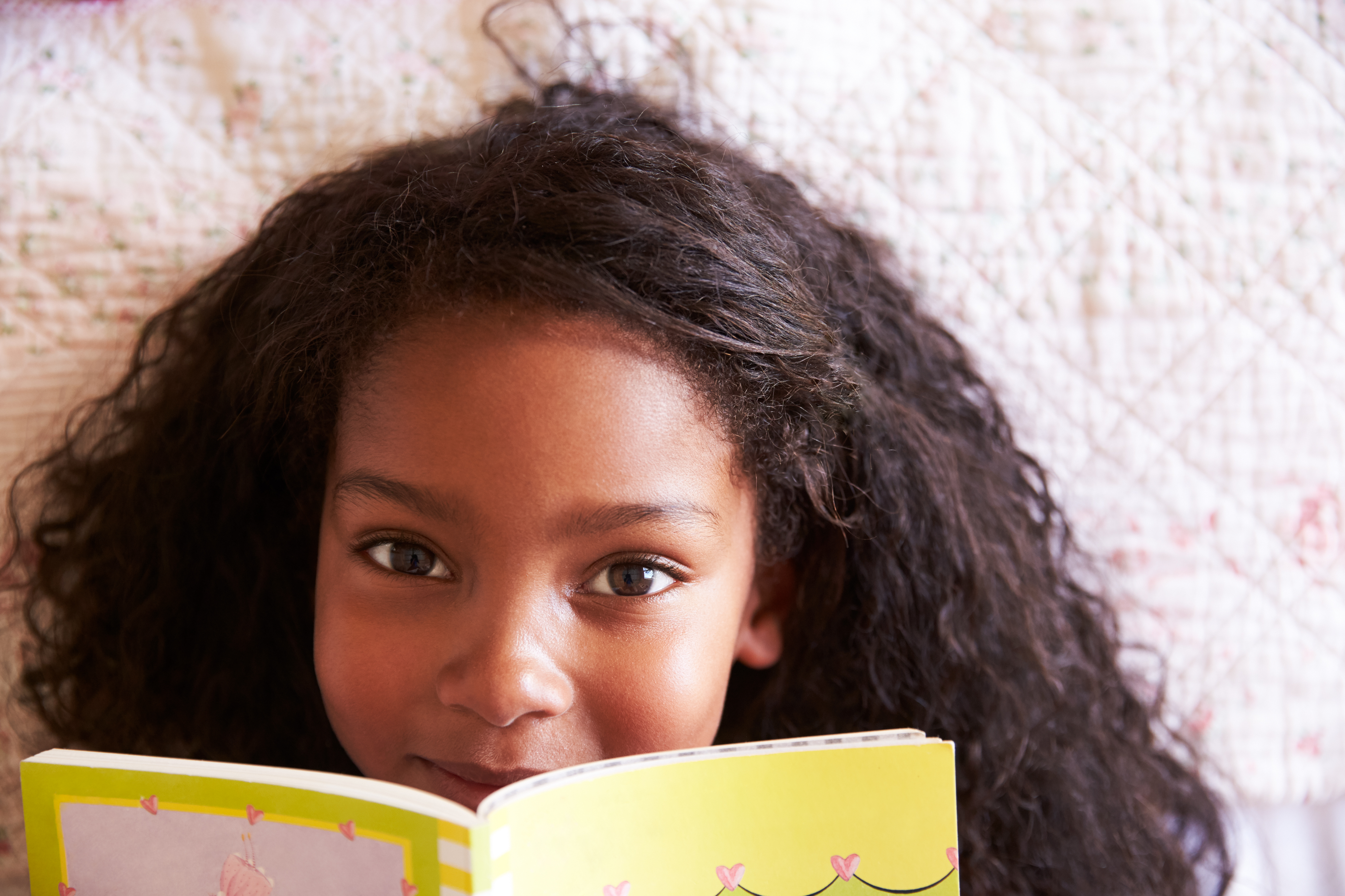 girl with book