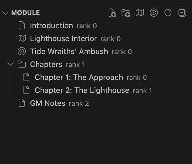 The Module section of the MPX panel