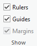 image of show guides and rulers