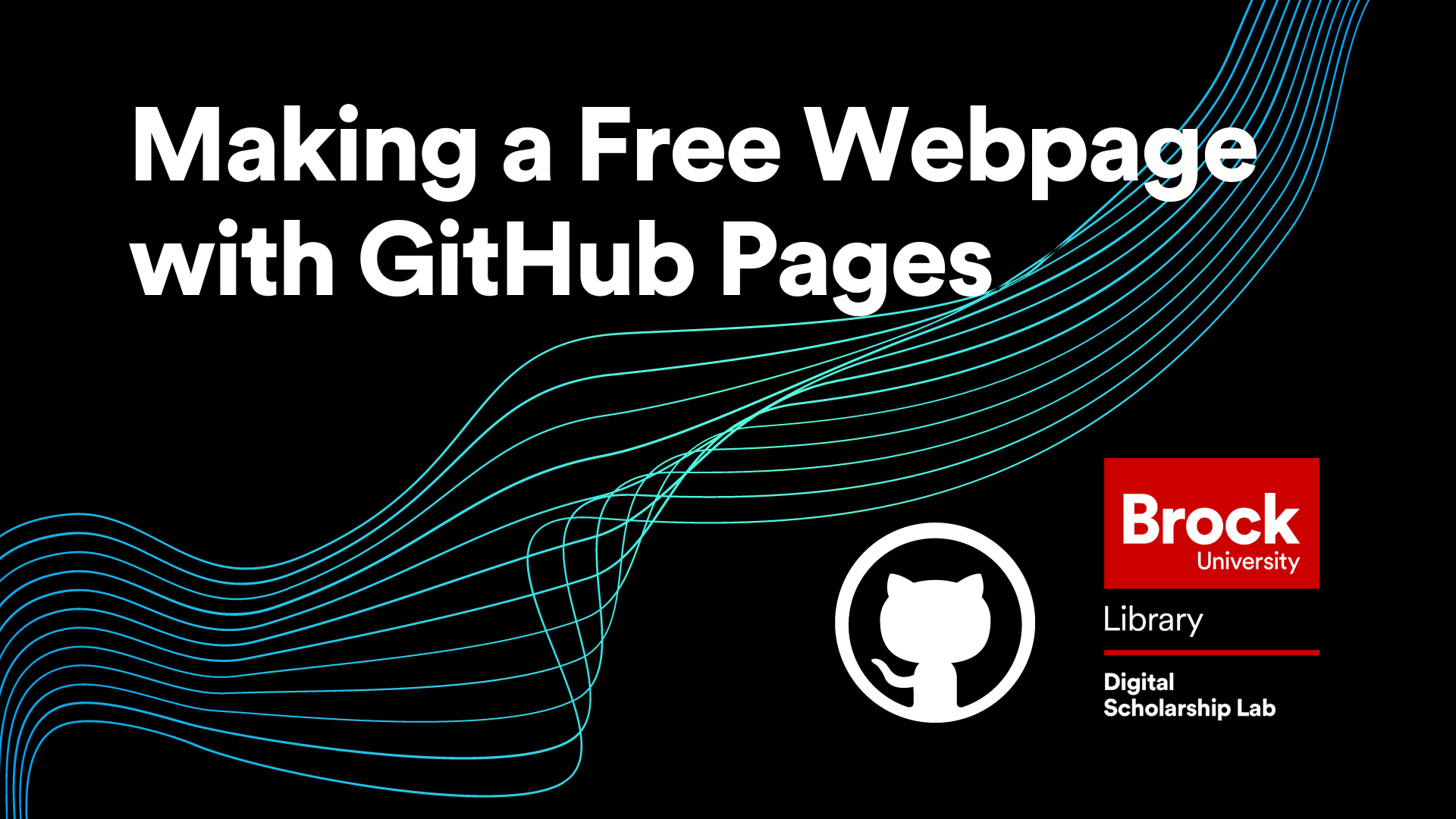 Making a Free Webpage with GitHub Pages