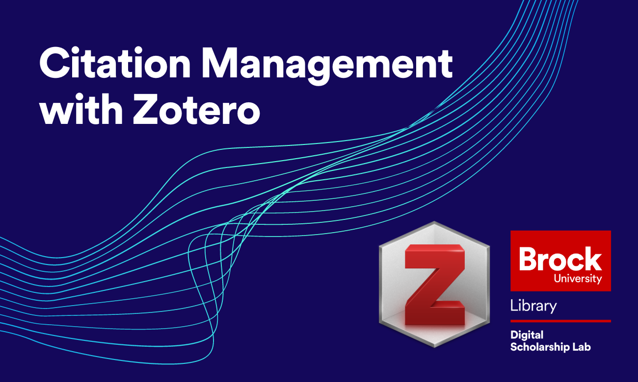 Citation Management with Zotero