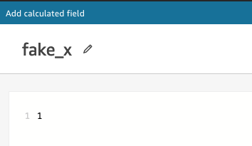 "fake_x" Calculated Field