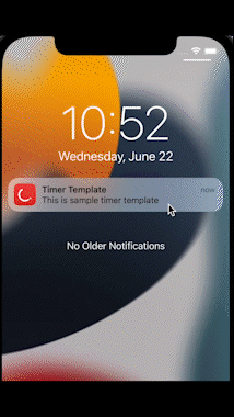 Timer template