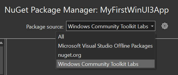 Preview Packages · CommunityToolkit/WindowsCommunityToolkit Wiki · GitHub