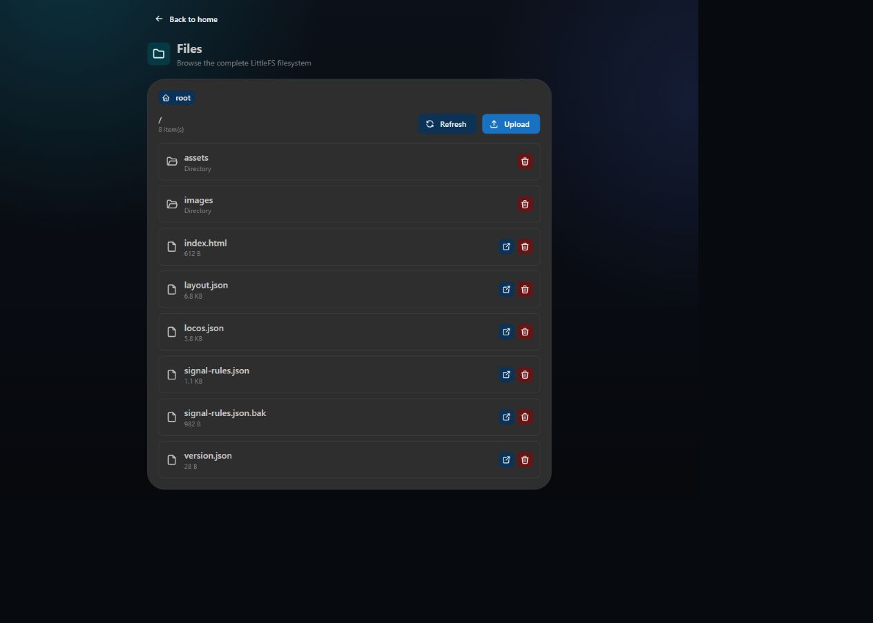 LittleFS file manager