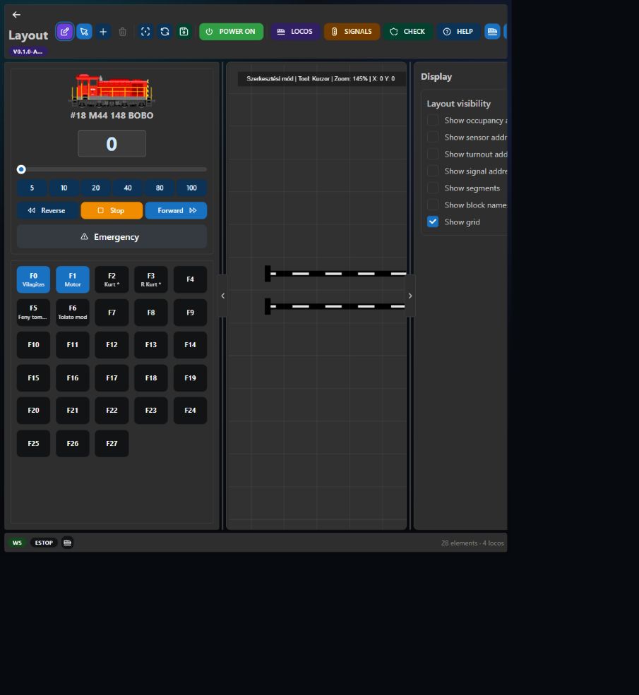 Layout editing mode