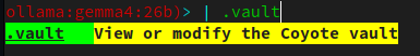 Coyote Vault REPL