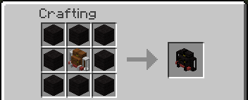 Standard backpack surrounded by black wool makes the Black backpack