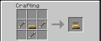A magazine and three arrows make a loaded magazine