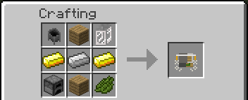Steam Jetpack recipe with a furnace and a cauldron