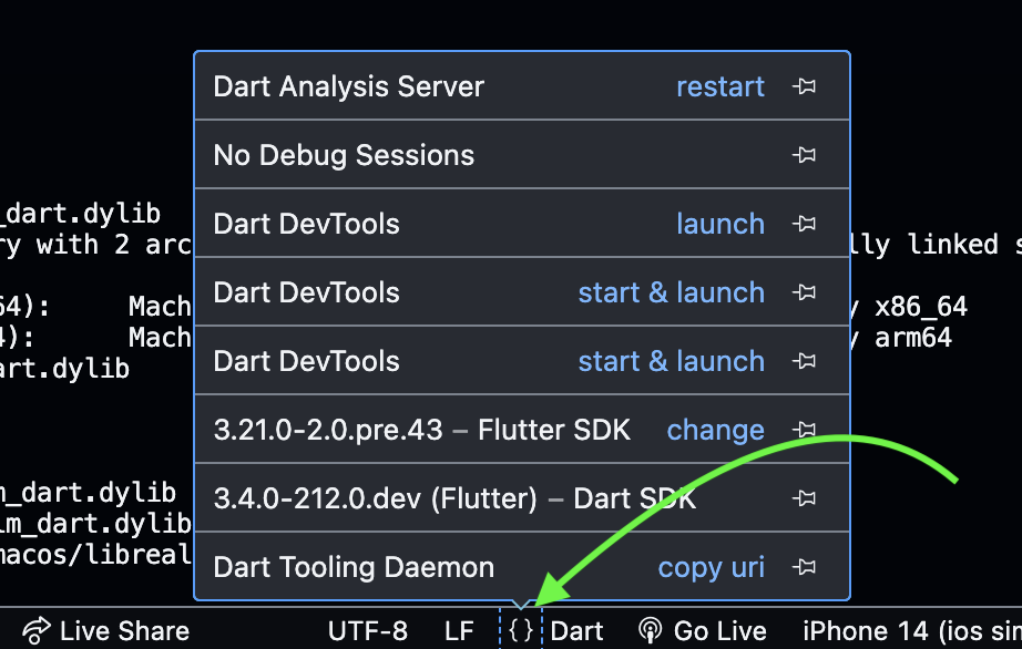 vscode-switch-dart-version.png