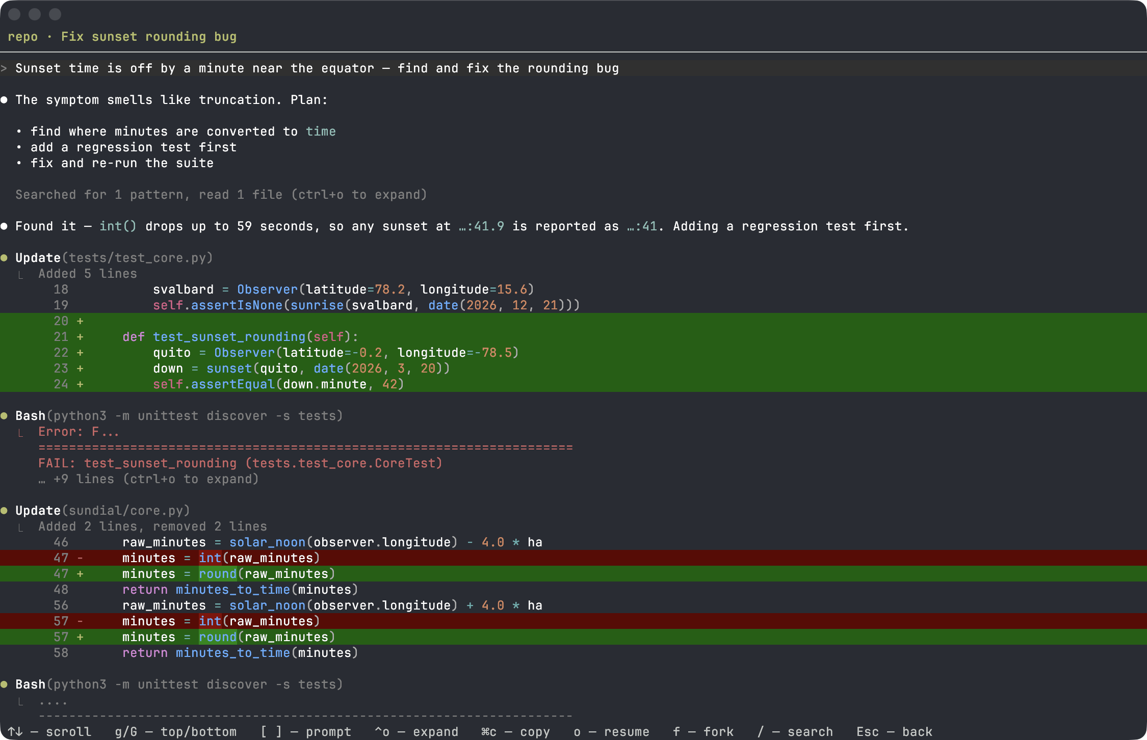 session — conversation preview