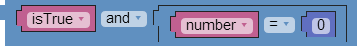 And/Or block filled in, and