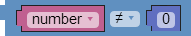 Comparator block filled in, not equal to