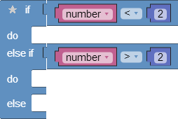 If, Else If, Else block