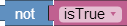 Not block, attached to variable