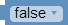 True/False block, false