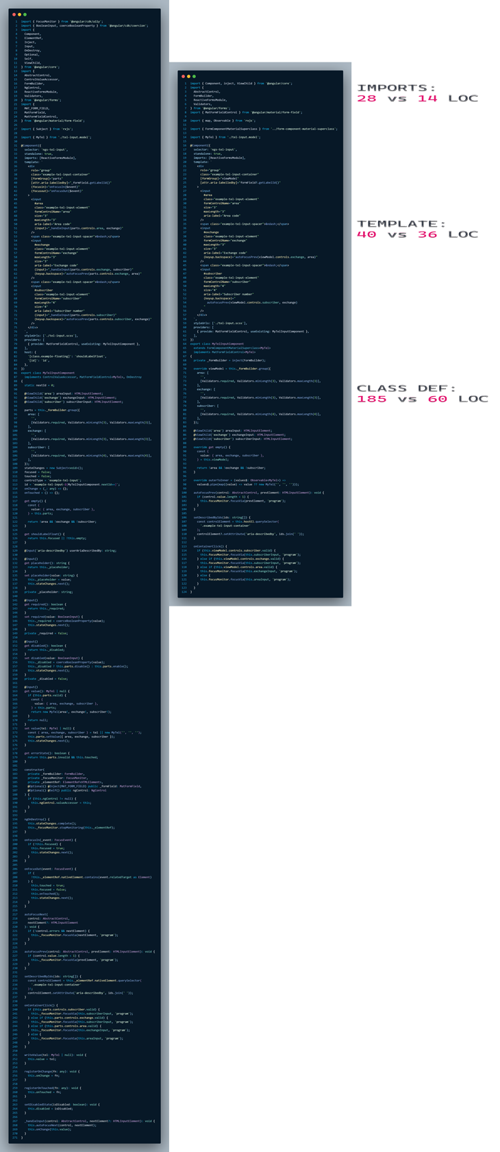 code comparison