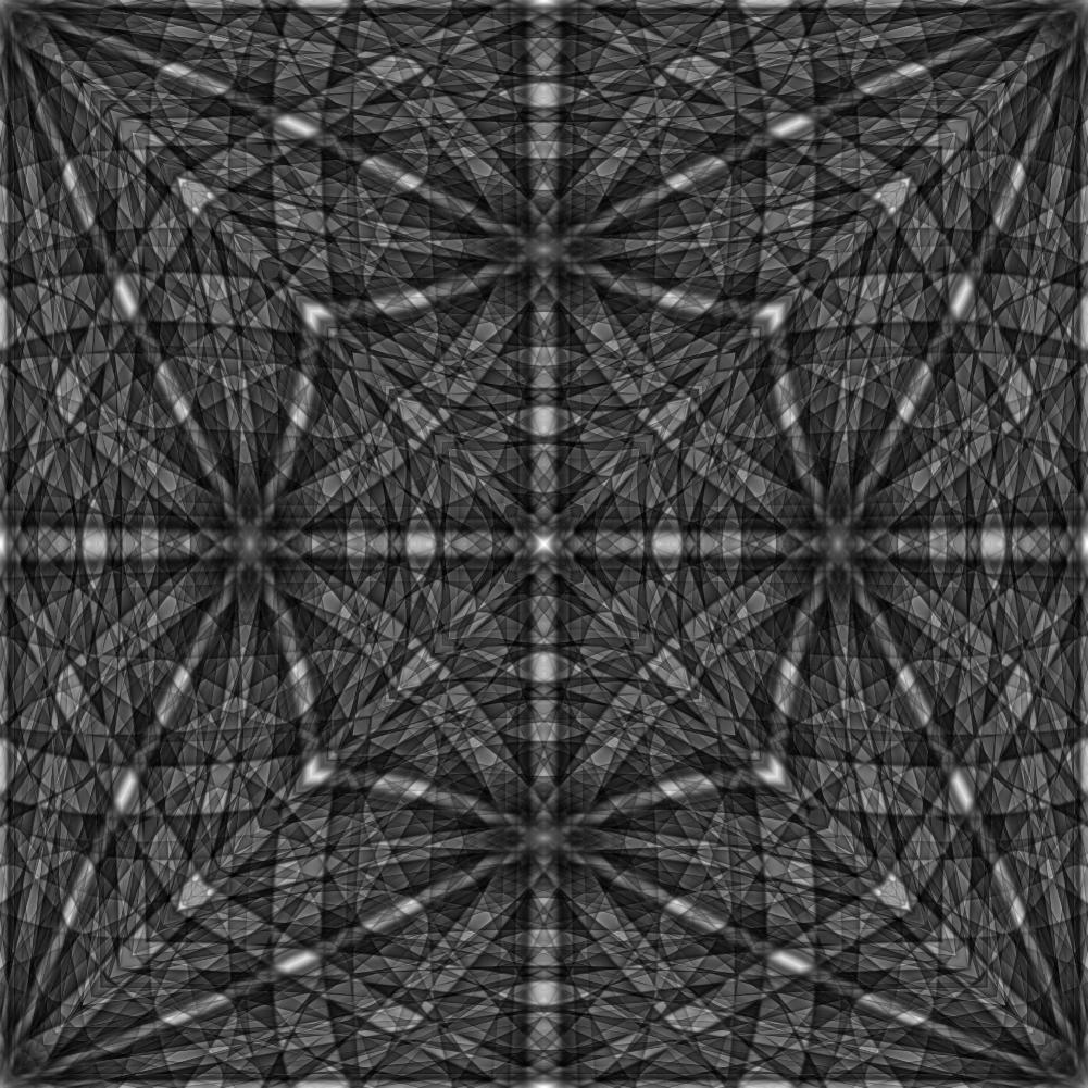 19 keV master pattern in square Lambert projection