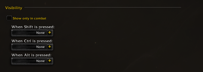 Simple Mouse Cursor visibility and modifier-key settings