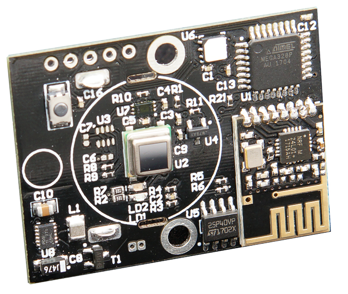 Arduino wireless PIR + temperature and Humidity Sensor NRF24L01+