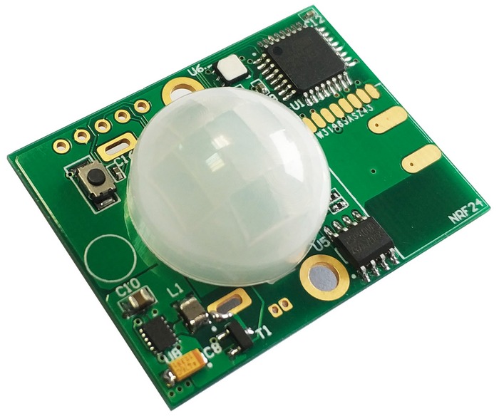 Arduino wireless PIR + temperature and Humidity Sensor RFM69